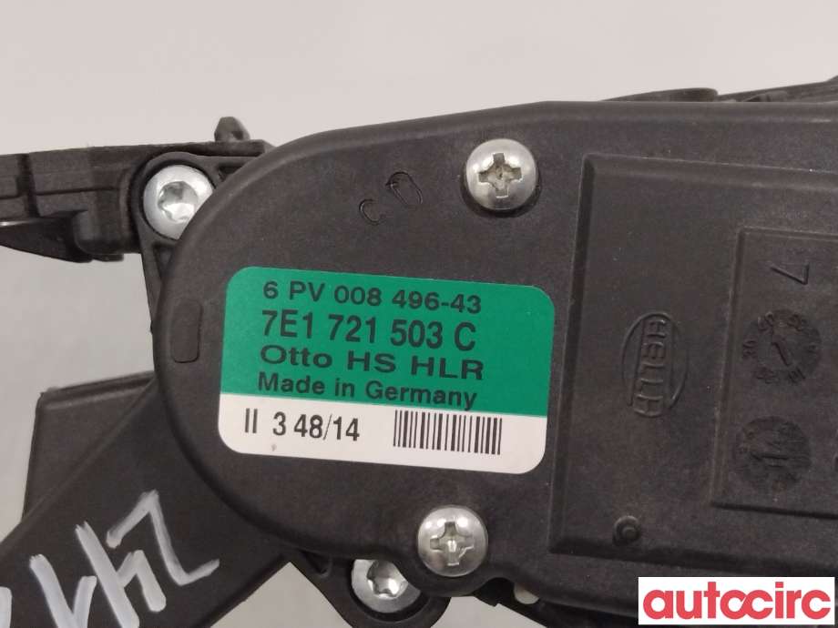 Pedal gass til VW Transporter / Caravelle 2009-2015 (Fase 2) (T5) (T5) (VOLKSWAGEN|7E1721503C)