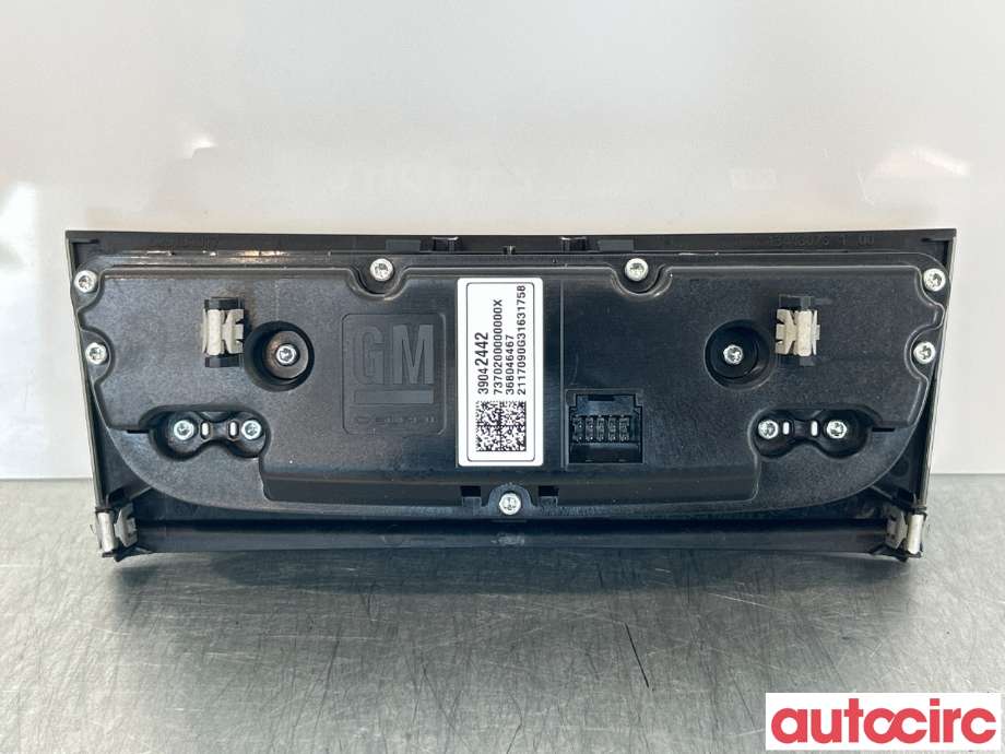 Varmeapparat betjening til Opel Astra K 2015-->>  (OPEL|39042442)