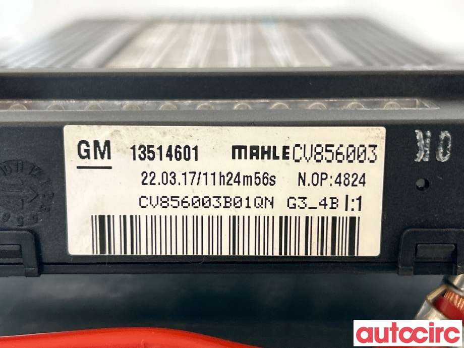 Varmeapparat register til Opel Astra K 2015-->>  (OPEL|39092762|13514601)