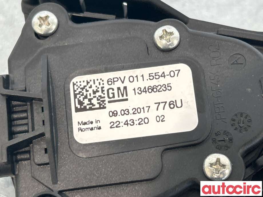 Pedal gass til Opel Astra K 2015-->>  (OPEL|13466235)