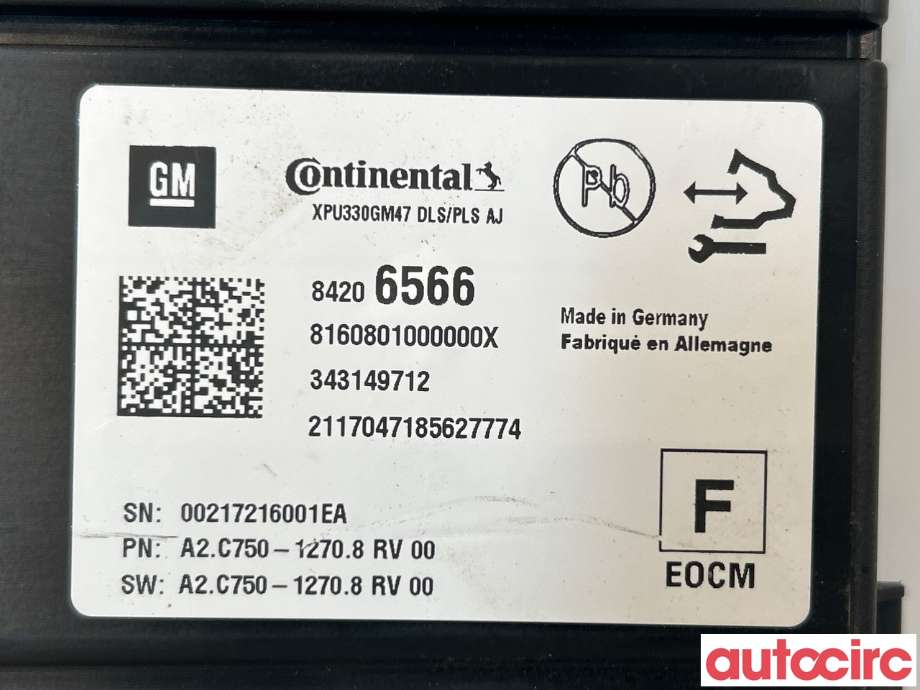 Styreenhet diverse til Opel Astra K 2015-->>  (OPEL|84737638|84218070|84206566)