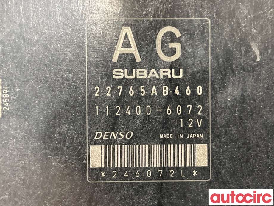 Styreenhet motor til Subaru Forester 2008-2013 (Type III)  (SUBARU|22765AB460|112400-6072)