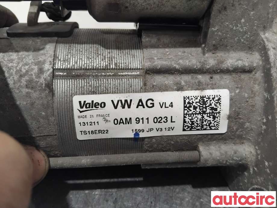 Starter diesel til VW Touran 2010-2015 (Type I, Fase 3)  (VOLKSWAGEN|0AM911023LX|TS18ER22|0AM911023L)