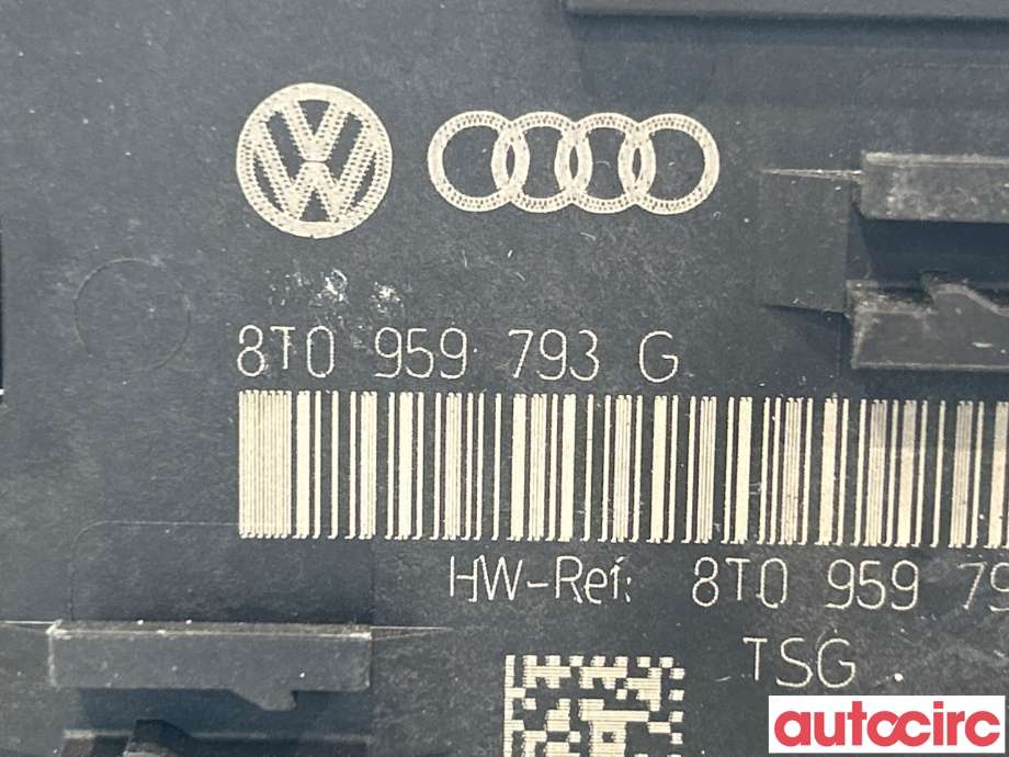Styreenhet dør venstre foran til Audi A5 2007-2016 (Type I) (AUDI|8T0959793G)