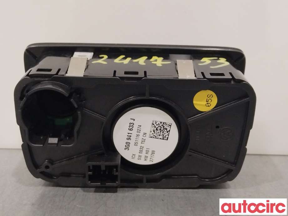 Bryter lys til VW Passat 2015-2019 (Fase 1) (B8) (B8) (VOLKSWAGEN|3G0941633J)