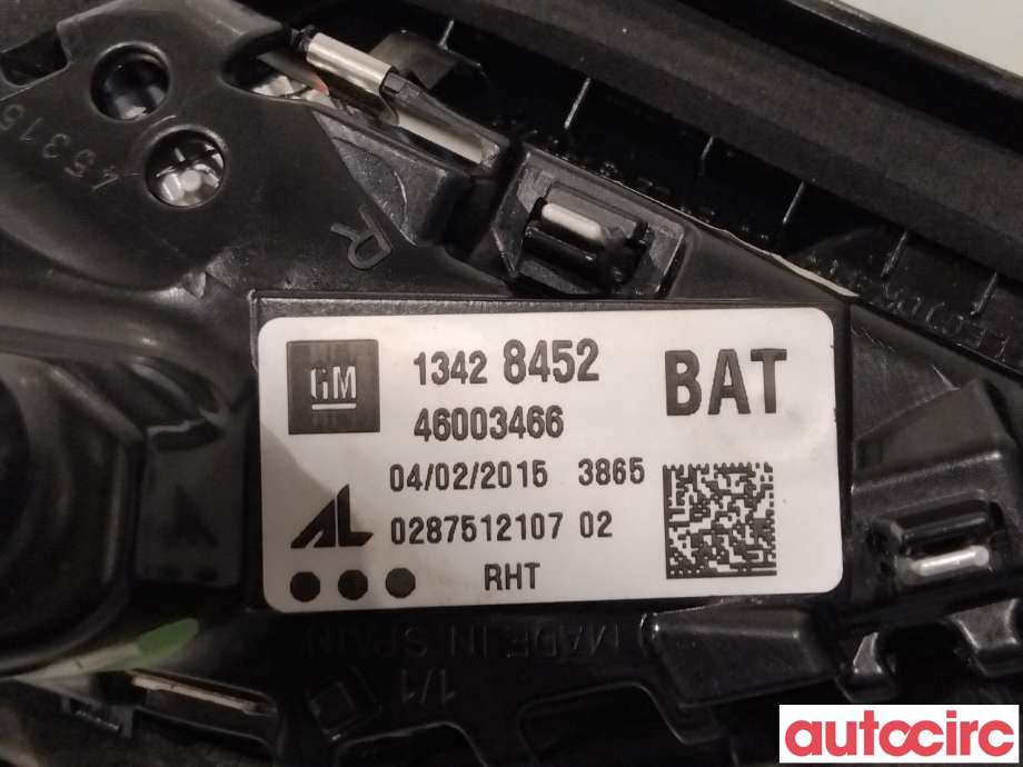 Baklykt høyre indre til Opel Corsa E 2015-2019  (OPEL|13454501)