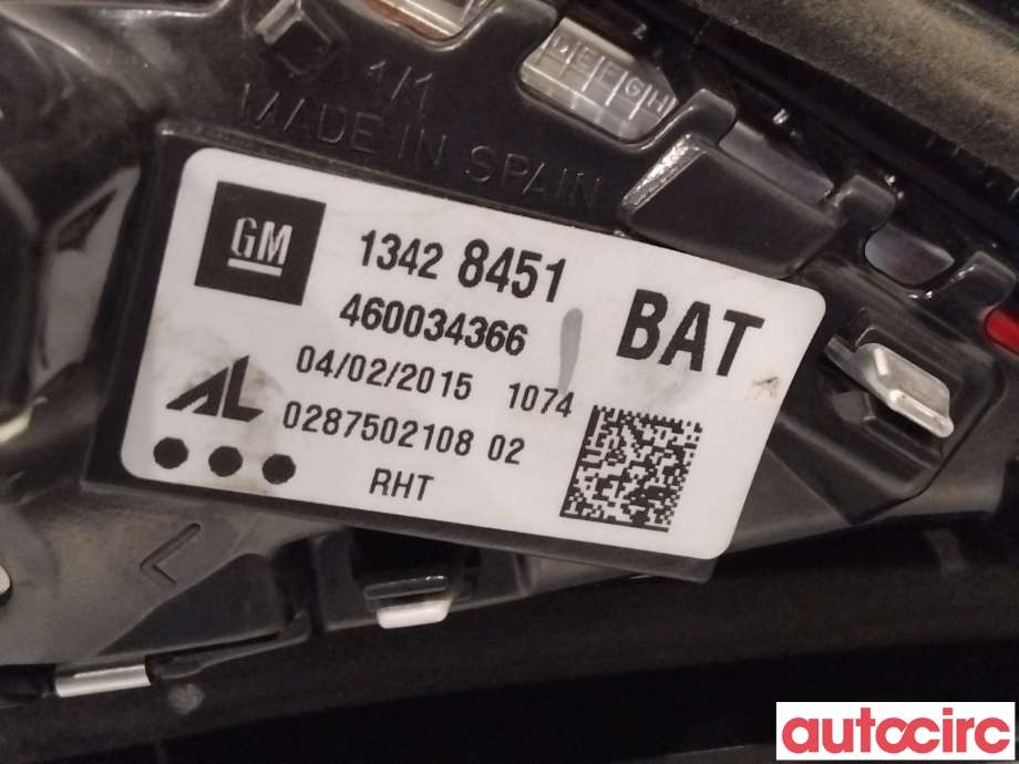 Baklykt venstre indre til Opel Corsa E 2015-2019  (OPEL|13454500)