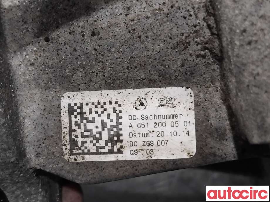 Vannpumpe til Mercedes GLA 2014-2020 (X156) (X156) (MERCEDES|A6512000501||A6512008301)