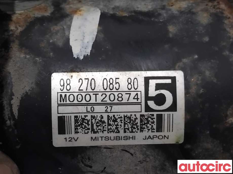 Starter diesel til Citroën Jumpy 2007-2016 (Type II)  (CITROEN|5802FK|M000T20874|9827008580)