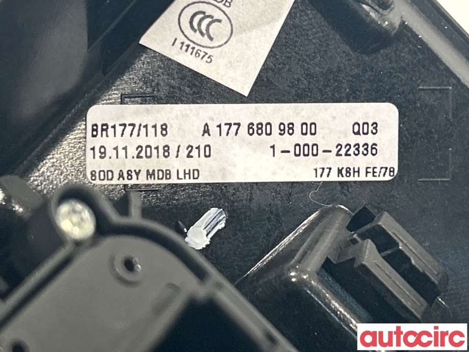 Varmeapparat diverse til Mercedes A-Klasse 2018-->> (W177) (W177) (MERCEDES|A1779051001|A1776809800)