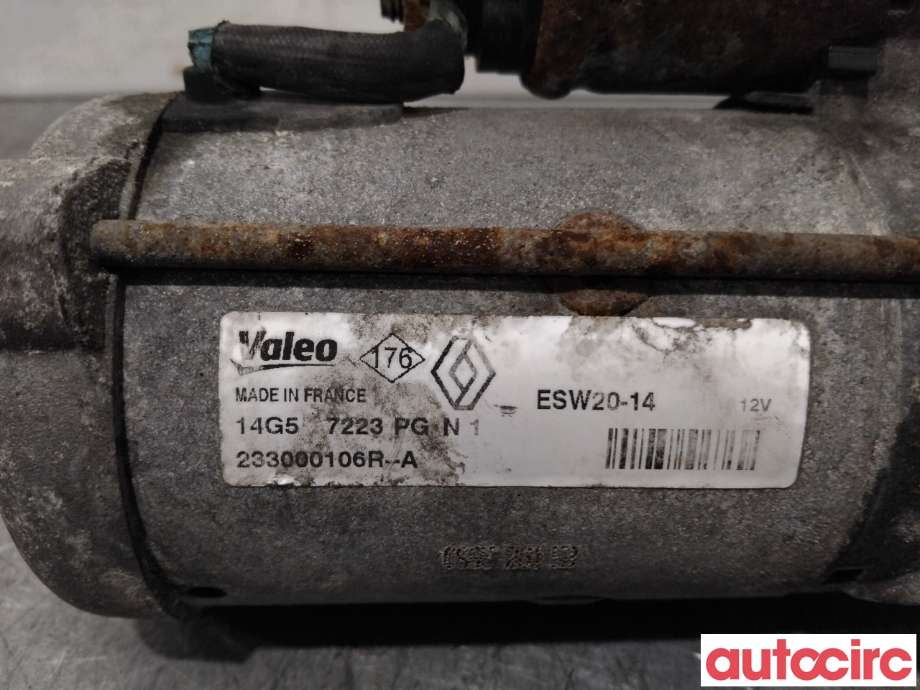 Starter diesel til Opel Vivaro B 2014-2019  (OPEL|95520344|ESW20-14|233000106R)