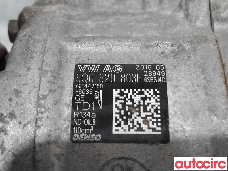 Aircondition kompressor til VW Transporter / Caravelle 2015-2019 (T6) (T6) (VOLKSWAGEN|5Q0820803F|447150-6035|5Q0820803K)
