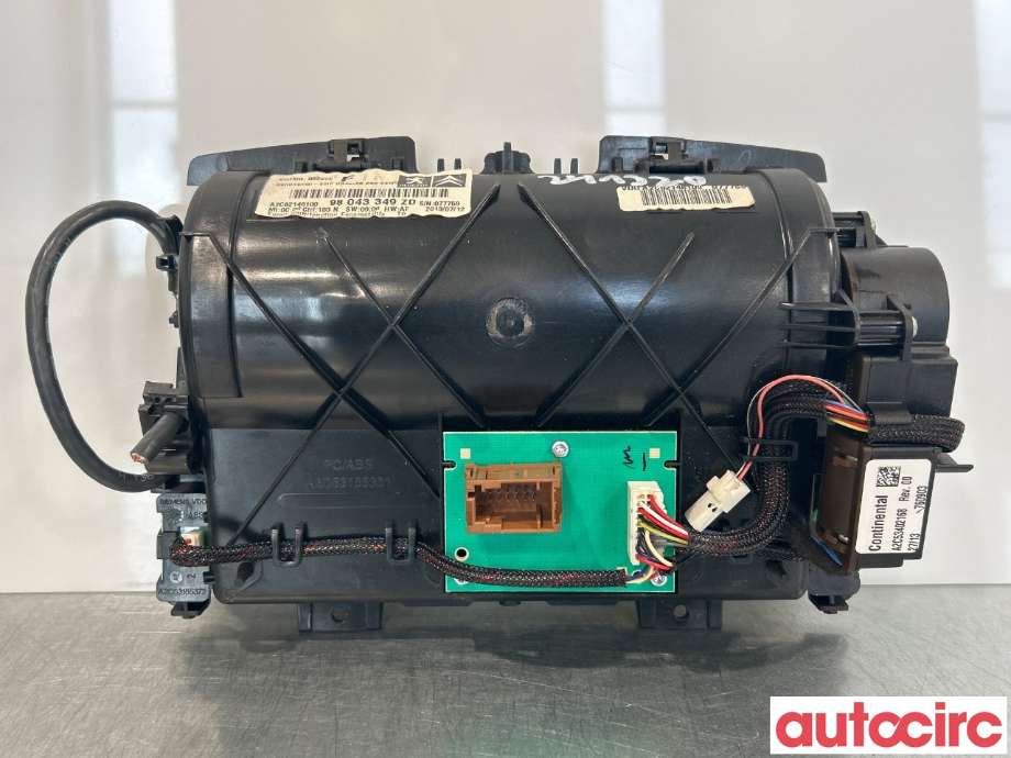 Multimedia display (MCU - Media Controller Unit) til Peugeot 5008 2010-2017 (Type I)  (PEUGEOT|98045606ZD|98043349ZD)