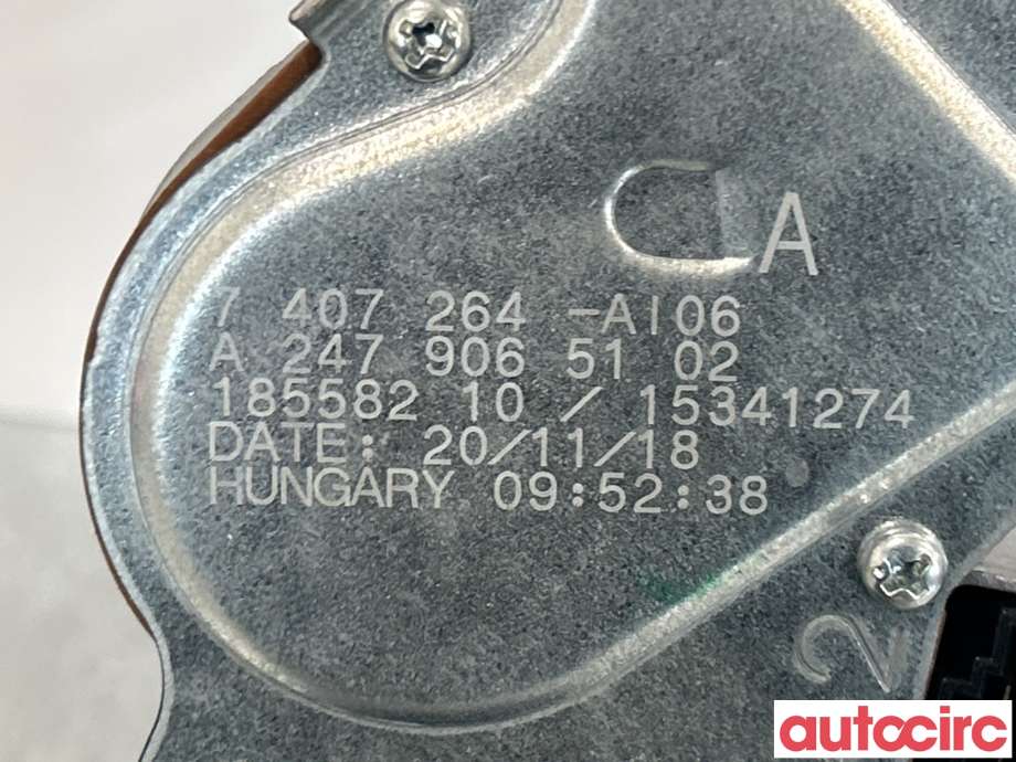 Viskermotor bakrute til Mercedes A-Klasse 2018-->> (W177) (W177) (MERCEDES|A2479065102)