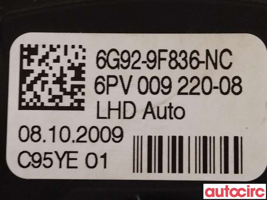Pedal gass til Ford Mondeo 2007-2010 (Type IV, Fase 1)  (2139891|6G92-9F836-NC)