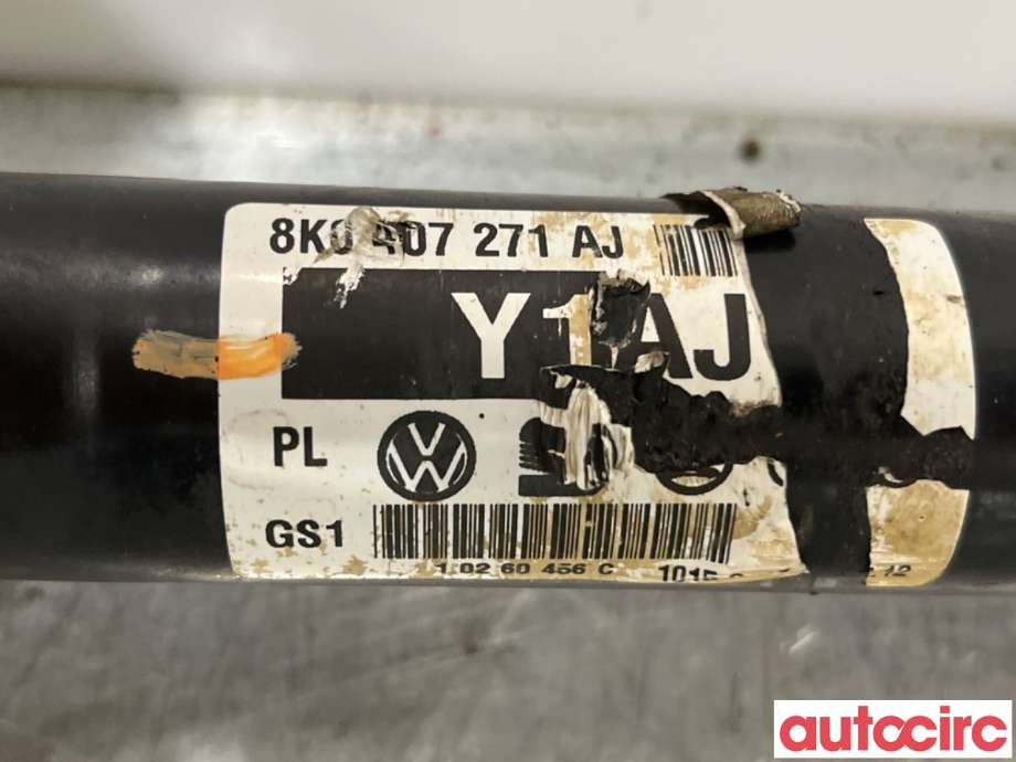 Drivaksel høyre foran til Audi A4 2007-2014 (Type IV) (B8) (B8) (AUDI|8K0407451LX|Y1AJ|8K0407271AJ)