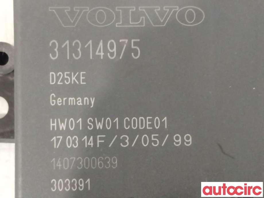 Styreenhet parkering til Volvo V60/V60 CC 2013-2018 (Type I, Fase 2) (VOLVO|31314975)