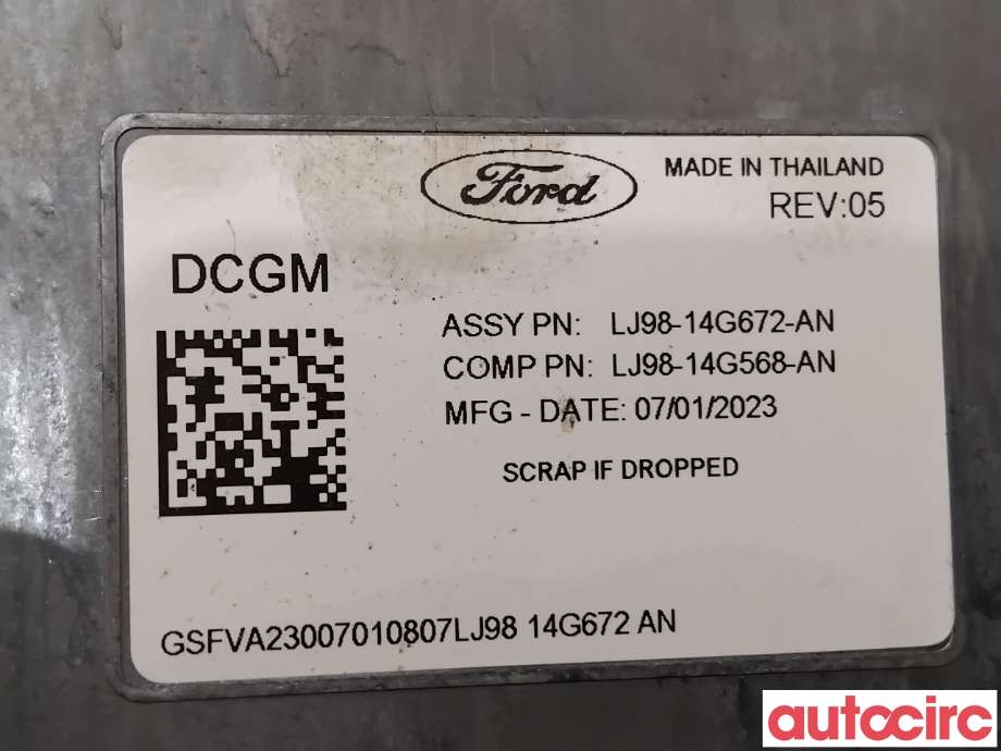Styreenhet batteri til Ford Mustang Mach-e 2020-->>  (FORD (US)|2843371||LJ98-14G672-AN)