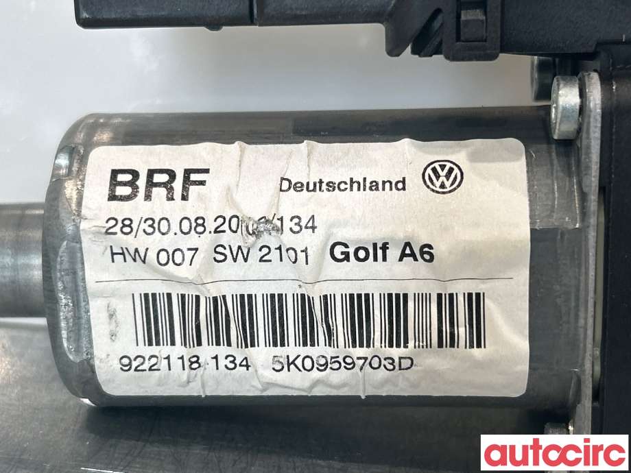 Ruteheis venstre bak til VW Golf VI 2008-2012  (VOLKSWAGEN|5K0959703D)
