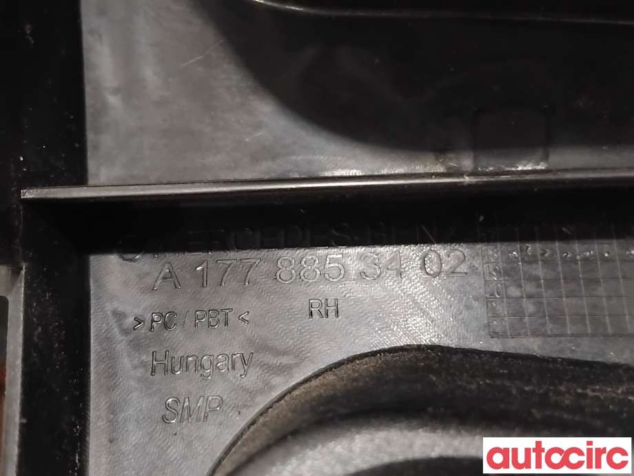 Støtfangerving høyre bak til Mercedes A-Klasse 2018-->> (W177) (W177) (MERCEDES|A1778853402|)