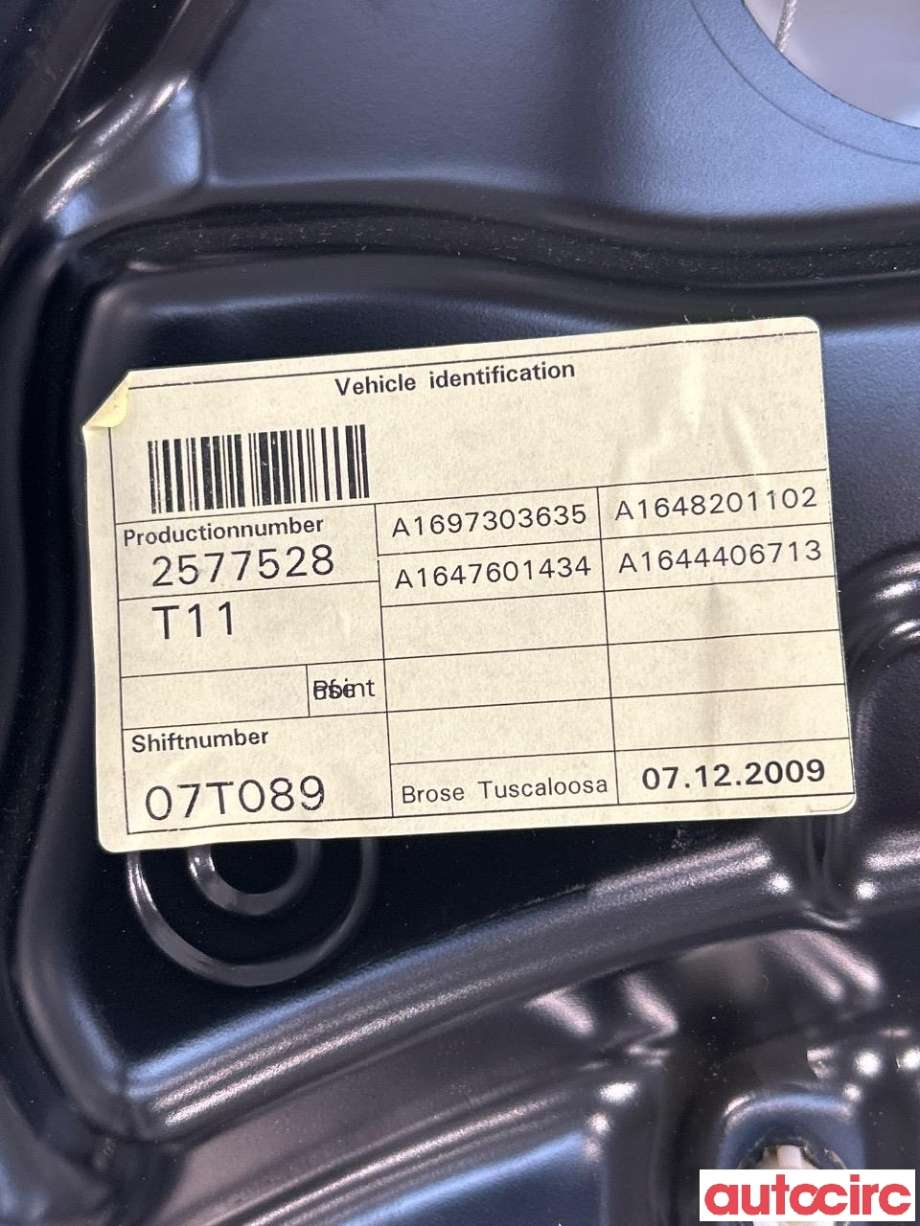 Ruteheis høyre bak til Mercedes GLK 2008-2015 (X204) (X204) (MERCEDES|A1647300479|A1697303635)