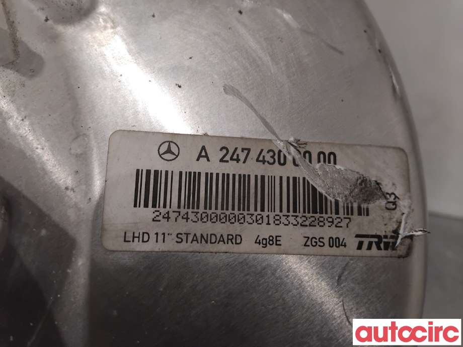 Bremsekraft-forsterker til Mercedes A-Klasse 2018-->> (W177) (W177) (MERCEDES|A1774307800||A2474300000)