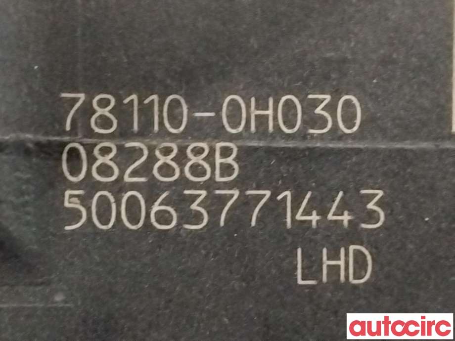 Pedal gass til Citroën C1 2006-2014 (Type I) (CITROEN|1601EW|78110-0H030)