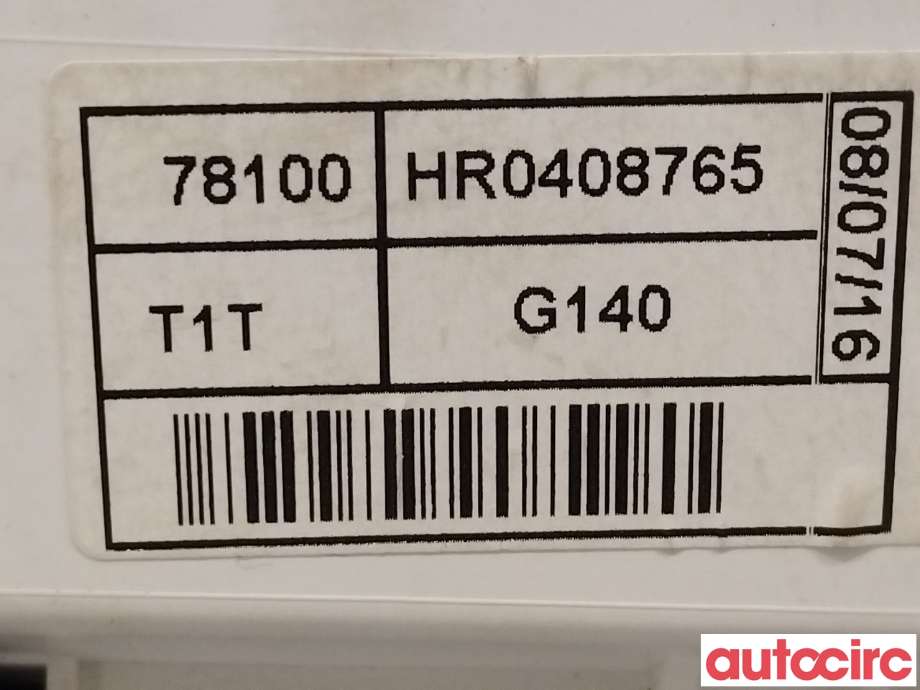 Instrumentpanel til Honda CR-V 2012-2018 (Type IV)  (HONDA|78100-T1T-G14|78100-T1T-G140)