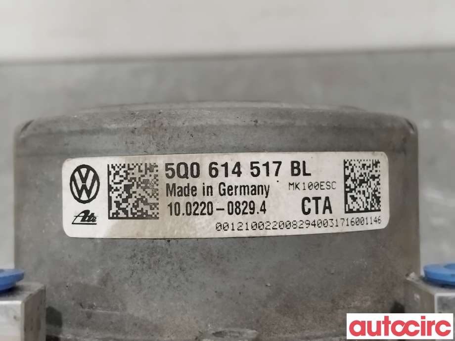 ABS sentral til VW Passat 2015-2019 (Fase 1) (B8) (B8) (VOLKSWAGEN|5Q0614517BL|100916-03803|5Q0614517DB)