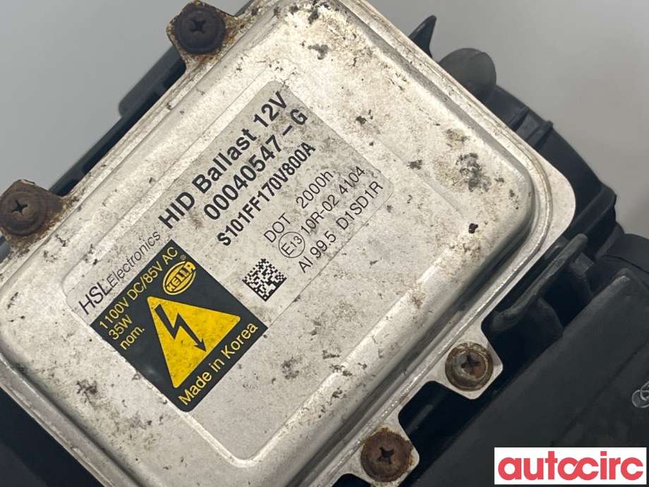 Frontlykt høyre halogen til Hyundai Santa Fe 2010-2012 (Type II, Fase 2) (HYUNDAI|921022B120)