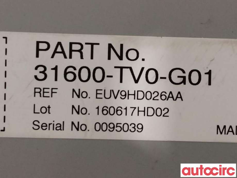 Styreenhet diverse til Honda CR-V 2012-2018 (Type IV) (HONDA|31600-TV0-G01)