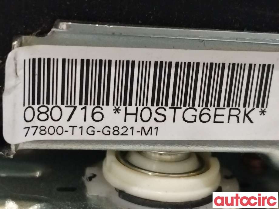 Airbag rattpute til Honda CR-V 2012-2018 (Type IV)  (HONDA|77810-T1G-G81ZA|77800-T1G-G821)