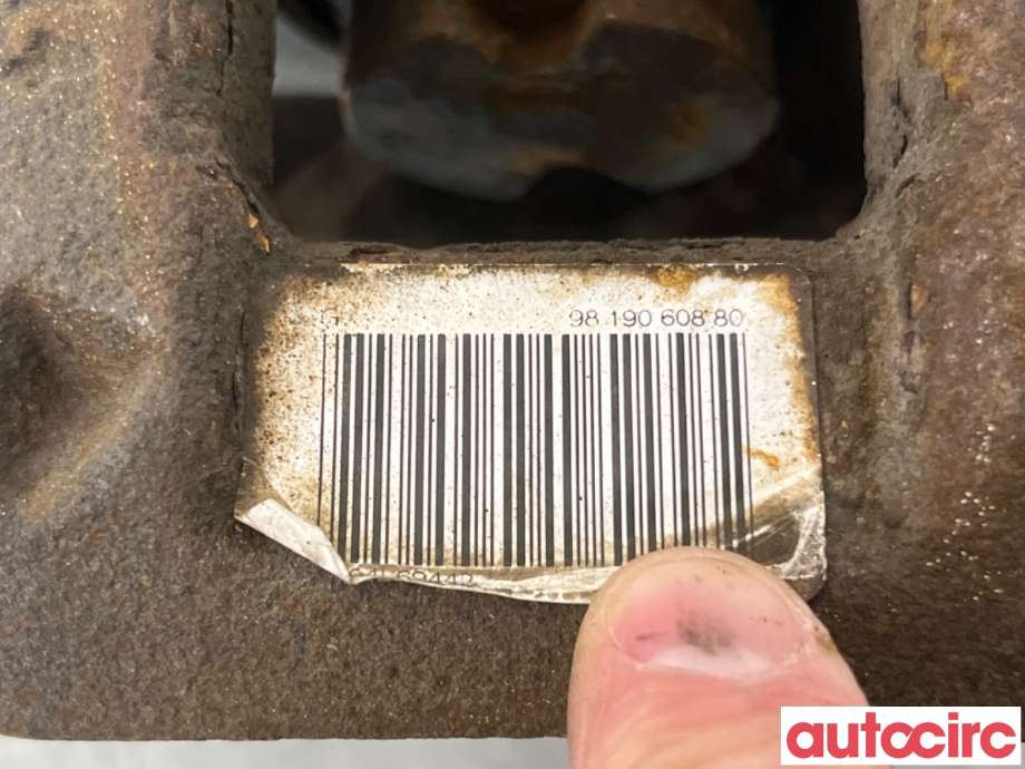 Bremsecaliper venstre bak til Peugeot 5008 2017-->> (Type II)  (PEUGEOT|1651758380||9819060880)