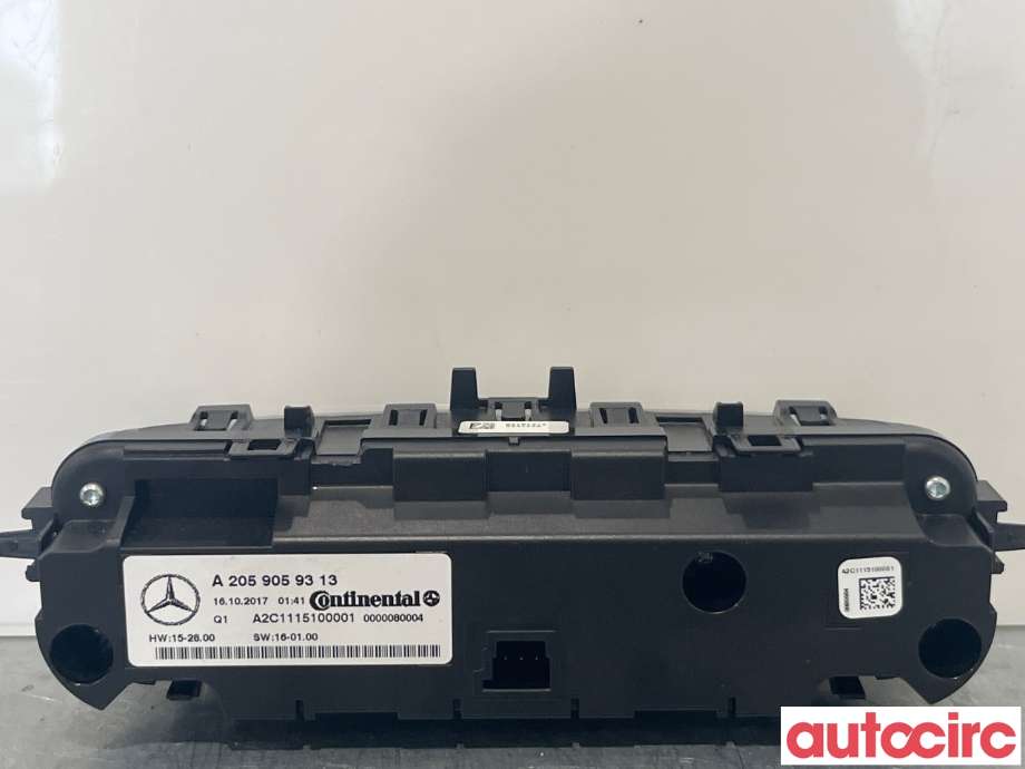 Varmeapparat betjening til Mercedes GLC 2015-2022 (X253) (X253) (MERCEDES|A2059059313)