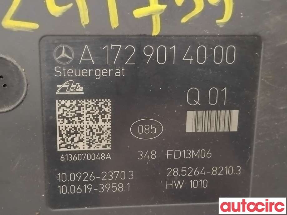 ABS sentral til Mercedes GLK 2008-2015 (X204) (X204) (MERCEDES|A1724314412|100212-08224|A1729014000)