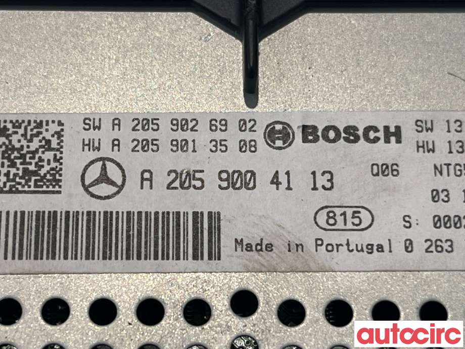 Multimedia display (MCU - Media Controller Unit) til Mercedes GLC 2015-2022 (X253) (X253) (MERCEDES|A2059004113)