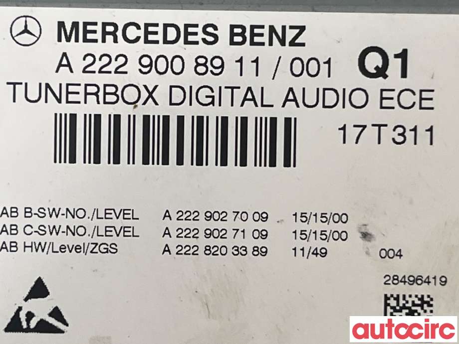 Bilstereo diverse til Mercedes GLC 2015-2022 (X253) (X253) (MERCEDES|A2229005317||A2229008911)