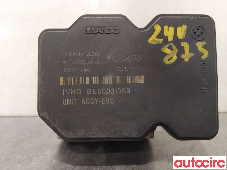 ABS sentral til Kia Sportage 2010-2016 (Type III)  (KIA|589203U710|BE6003I353|58920-3U710)