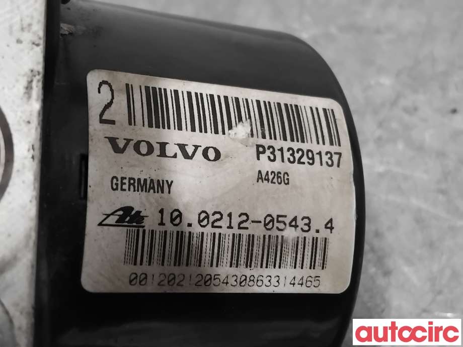 ABS sentral til Volvo V60 2010-2013 (Type I, Fase 1)  (VOLVO|31329138|100212-05434|31329137)
