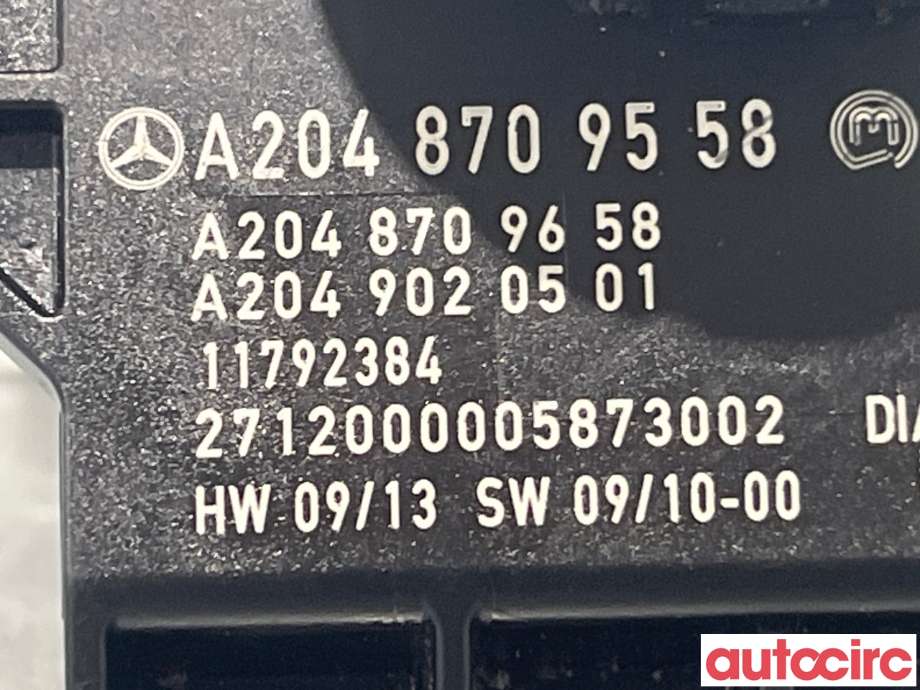 Bilstereo diverse til Mercedes GLK 2008-2015 (X204) (X204) (MERCEDES|A2048709558)