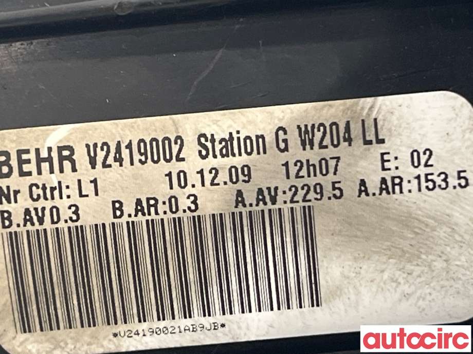 Varmeapparat motor til Mercedes C-Klasse 2007-2011 (Fase 1) (W204) (W204) (MERCEDES|A2048200008)