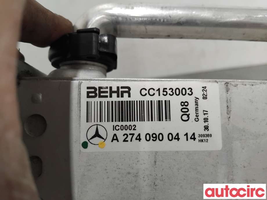 Intercooler til Mercedes GLC 2015-2022 (X253) (X253) (MERCEDES|A2740900414|CC153003)