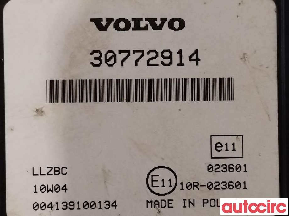 Styreenhet diverse til Volvo XC60 2008-2013 (Type I, Fase 1)  (VOLVO|30772914)