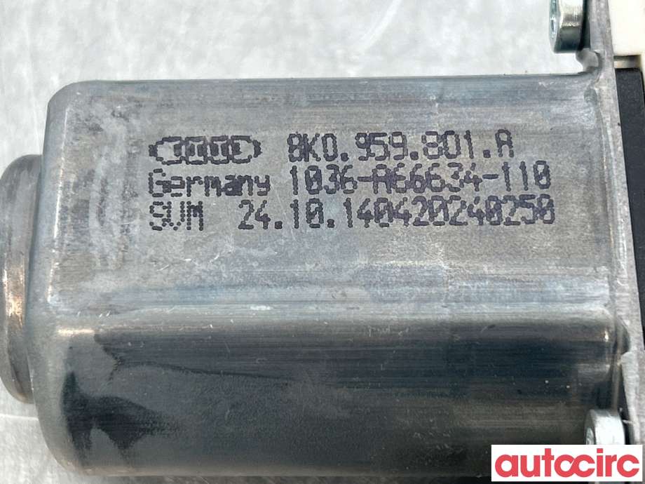 Ruteheis venstre foran til Audi A4 2007-2014 (Type IV) (B8) (B8) (AUDI|8T0959801B|1101-A66634-110|8T0959801A)