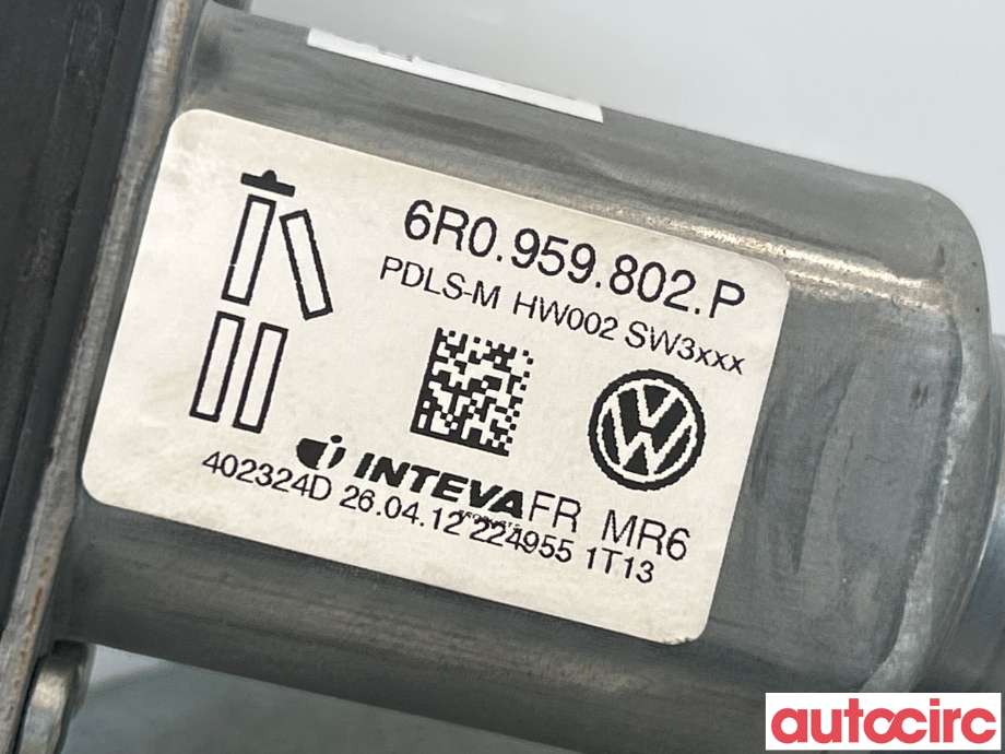 Ruteheis høyre foran til VW Amarok 2010-2016 (Type I, Fase 1)  (VOLKSWAGEN|6R0959802P)