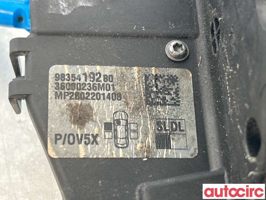Låsekasse venstre foran til Peugeot 308 2021-->> (Type III) (PEUGEOT|9835419280)