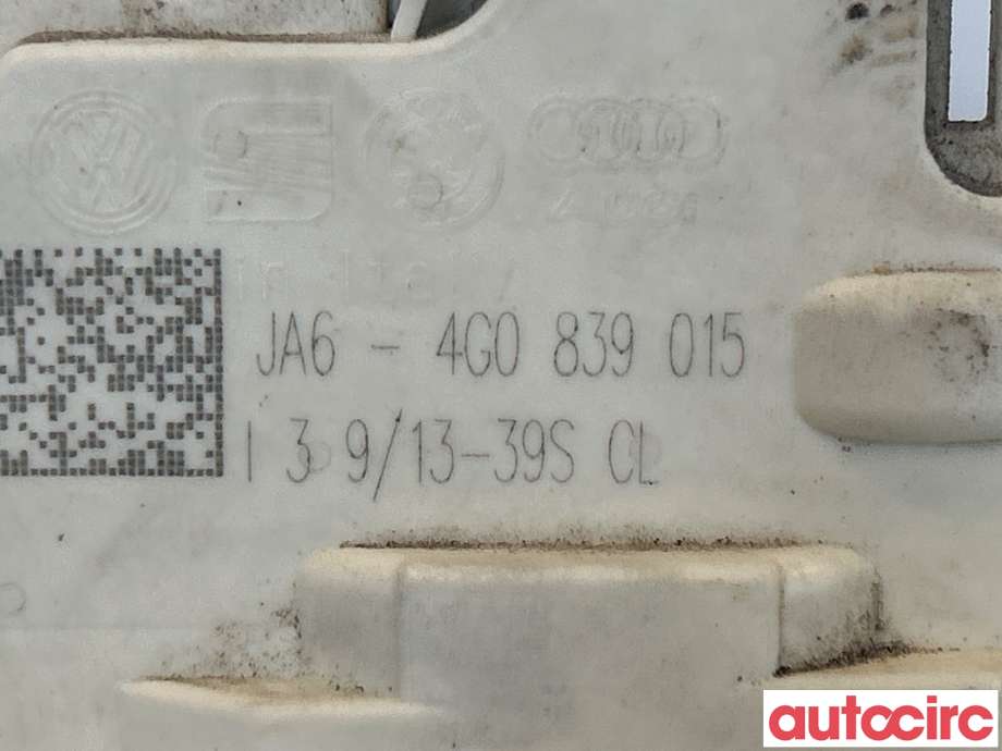 Låsekasse venstre bak til Audi A3 2012-2016 (Type III, Fase 1)  (AUDI|4G0839015|)