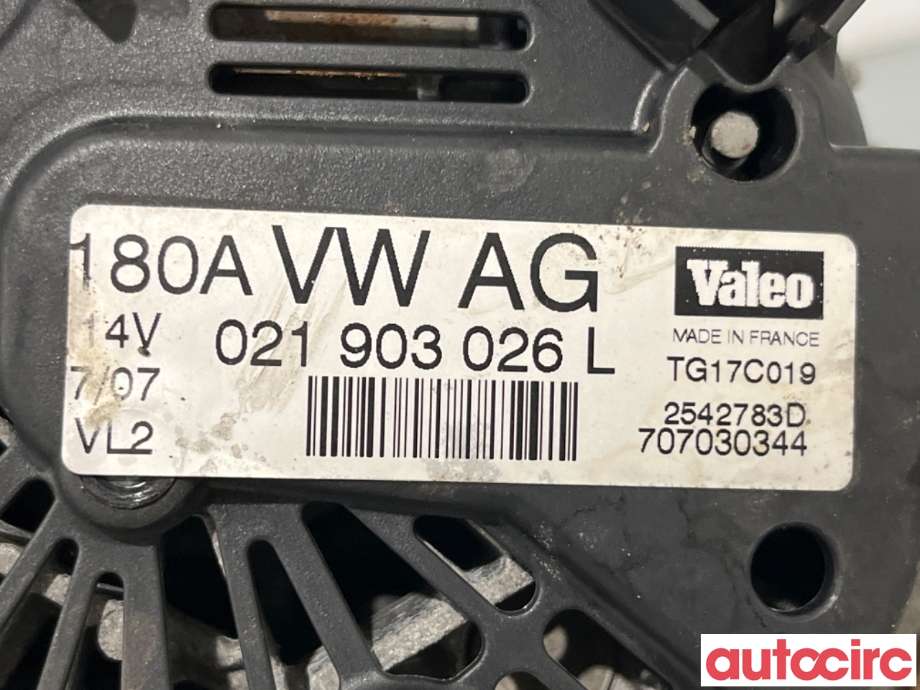 Dynamo til VW Passat 2005-2010 (B6) (B6) (VOLKSWAGEN|021903026LX|TG17C019|021903026L)
