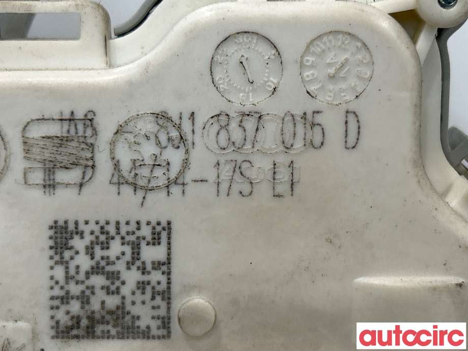 Låsekasse venstre foran til Audi A4 2007-2014 (Type IV) (B8) (B8) (AUDI|8J1837015F||8J1837015D)