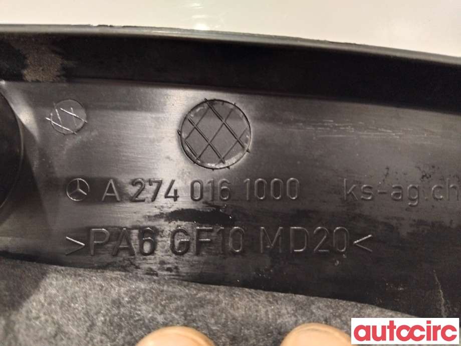 Motordeksel over motor til Mercedes GLC 2015-2022 (X253) (X253) (MERCEDES|A2740106807||A2740161000)